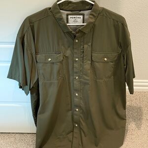 Poncho Men’s Short Sleeve Button Down